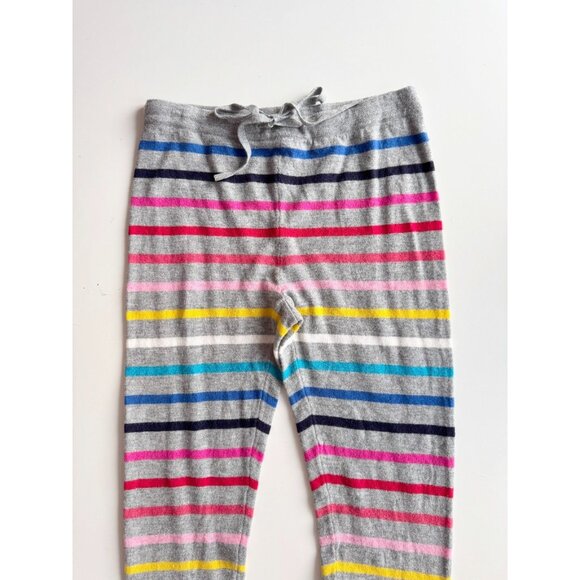 LOVE BY GAP Grey Crazy Stripe Nylon Wool Blend Sweater Leggings Pants, Size S - Picture 4 of 12